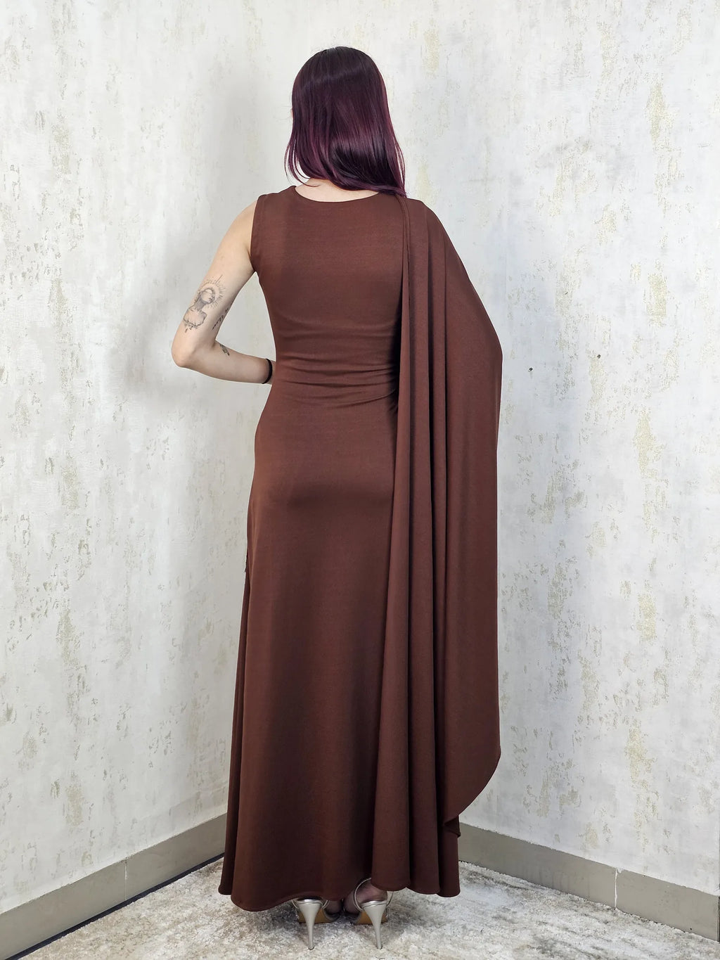 Sienna Aura Draped Maxi Gown