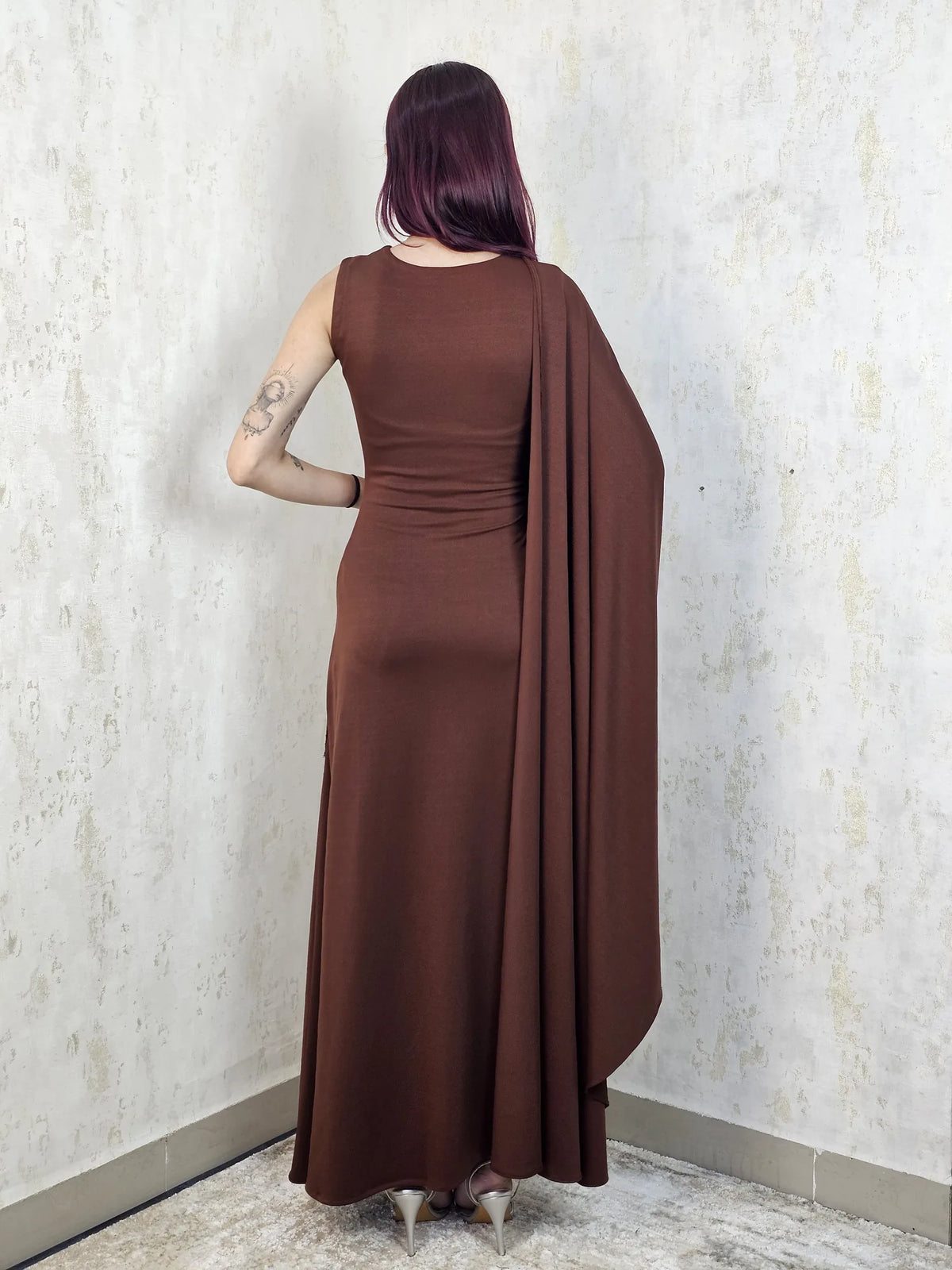 Sienna Aura Draped Maxi Gown