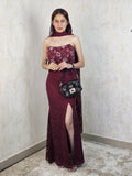Amara Nocturne Handwork Maxi Gown